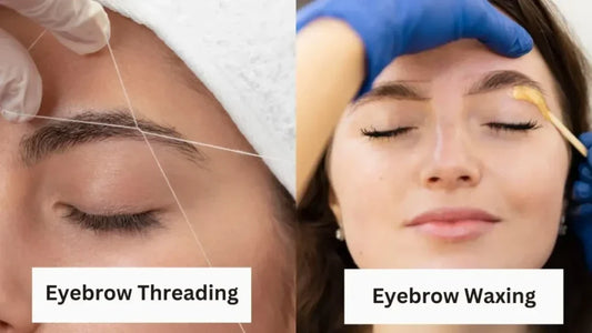 What is the difference between eyebrow threading and waxing?