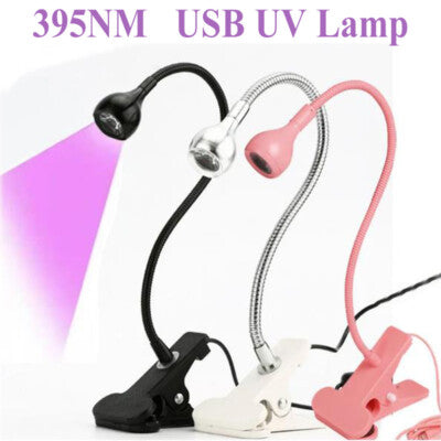 1 PC PORTABLE CLIPPED UV LAMP (ASSORTED COLOR)