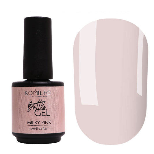 Komilfo Bottle Gel Milky Pink 15ml