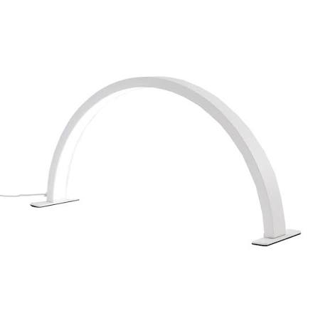 Half Moon Table Lamp White (Big)